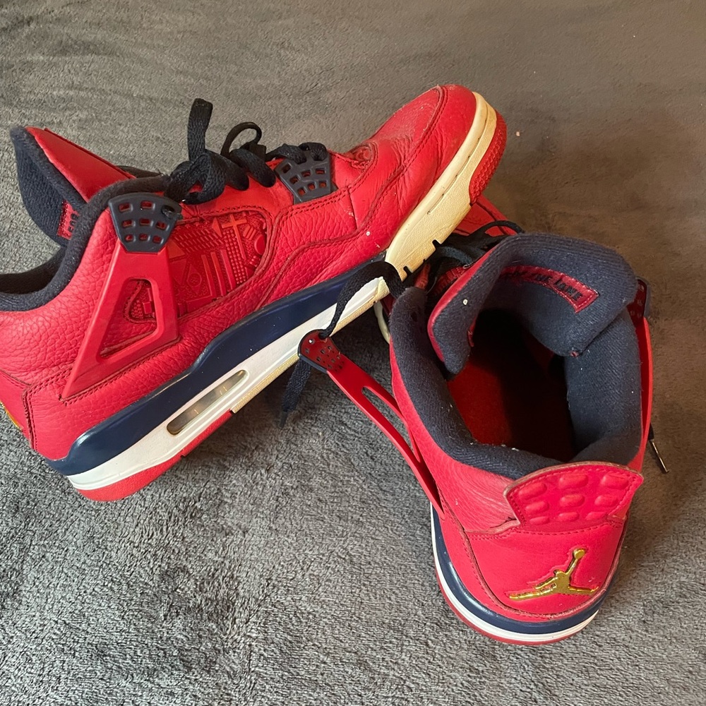 Jordan 4 Red retro fire fiba